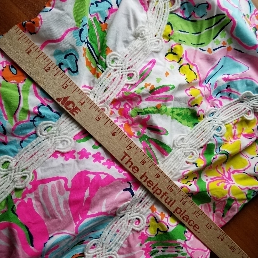 Lilly Pulitzer Target 20th Anniversary Nosey Posie Sleeveless Dress Lace Size 2 - Picture 5 of 16